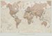 Medium Personalised Antique World Map (Laminated)