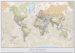 Large Personalised Classic World Map (Pinboard)
