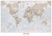 Large Personalised World Is Art - Wall Map Neutral (Paper)