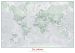 Personalised World Is Art - Wall Map Rustic