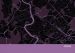 Rome City Street Map Print Mauve