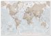 Medium The World Is Art - Wall Map Neutral (Pinboard)