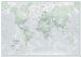 Large The World Is Art - Wall Map Rustic (Pinboard)