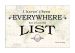 Travel Quote Map Print 'I haven't been everywhere...'