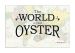Travel Quote Map Print 'The World is your oyster...'