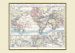 Vintage British Empire World Map 1896