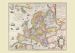 Vintage Gerard Mercator Europe Map 1606