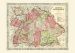 Vintage Johnsons Map of Germany No 3