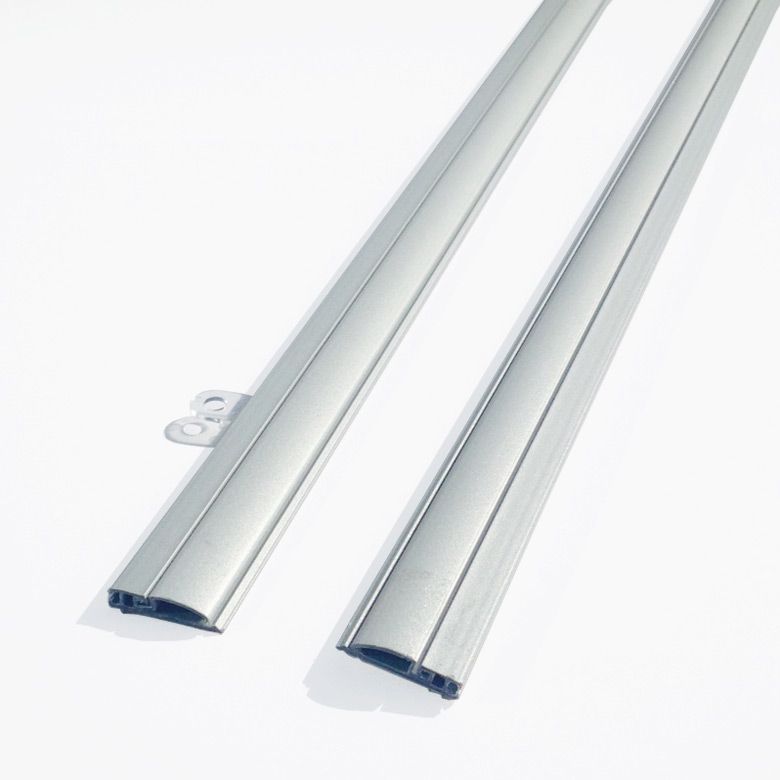 Brushed Aluminium Effect Hanging Bars Kit