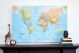 Medium World Wall Map Political (Canvas)
