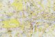 Large A-Z Visitors' Map London (Rolled Canvas - No Frame)