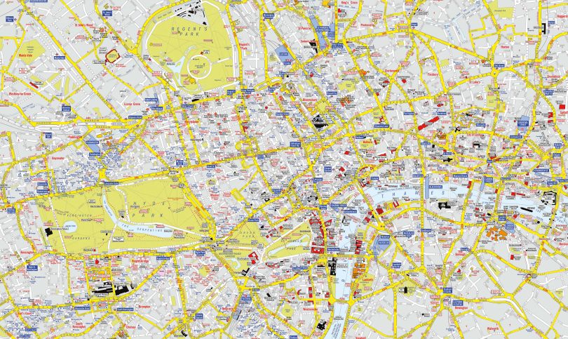 A-Z Visitors' Map London