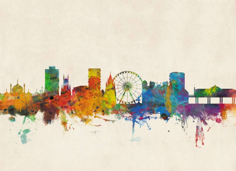 Brighton City Skyline