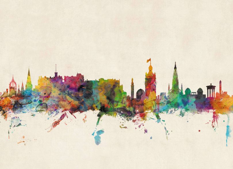 Edinburgh City Skyline