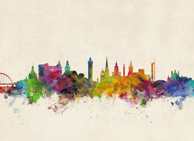 Glasgow City Skyline
