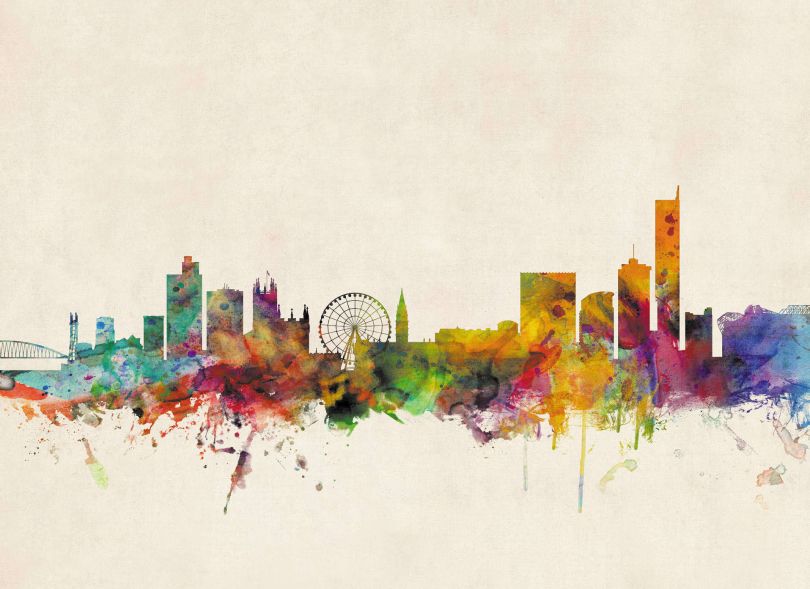 Manchester City Skyline