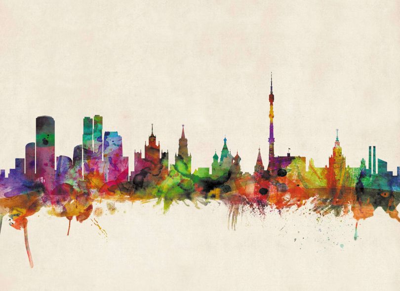 Moscow City Skyline