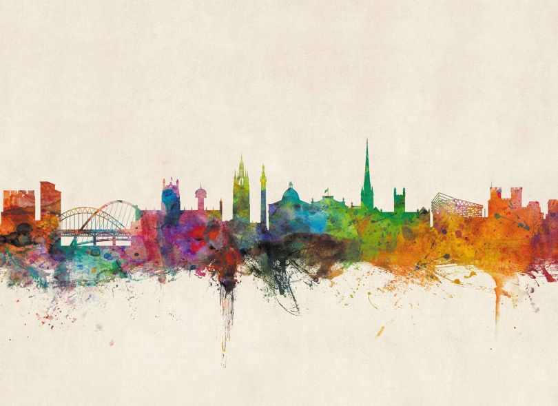 Newcastle City Skyline