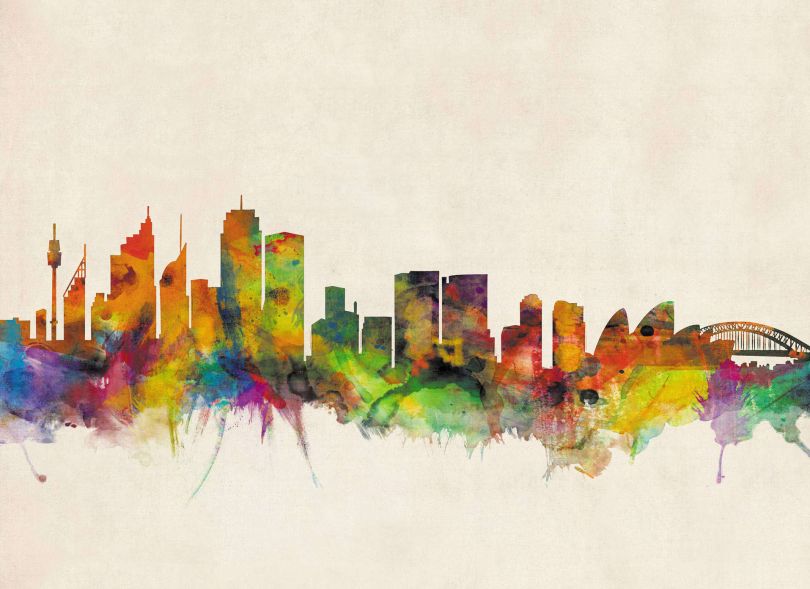 Sydney City Skyline