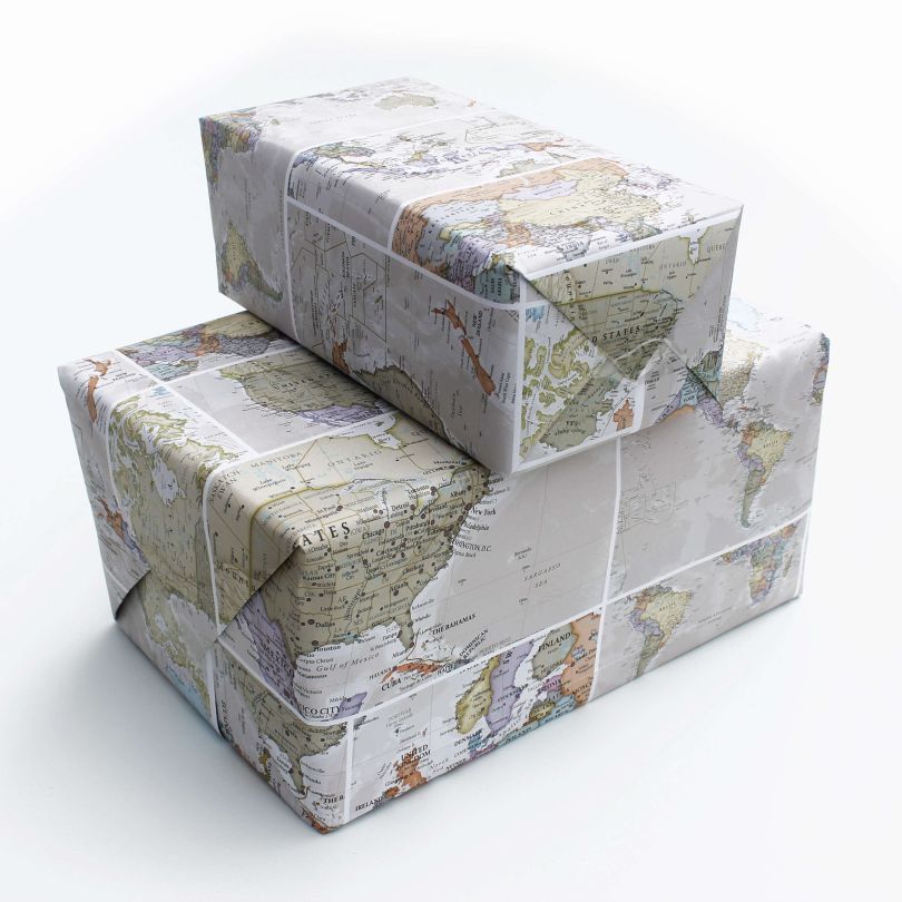 Medium Classic World Map Gift Wrapping Paper (Other)