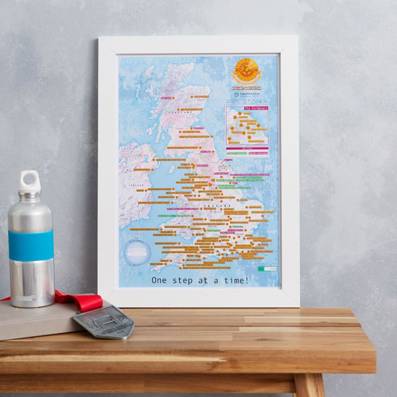 Scratch Off UK and Ireland Marathons Print