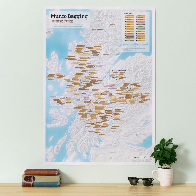 Scratch Off Munro-bagging Print