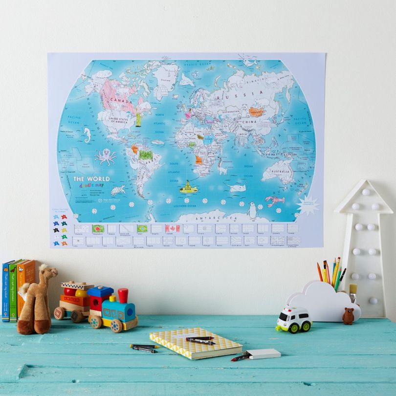 Doodle World Map