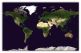 Medium Satellite Map of the World (Canvas)