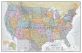 USA Classic Wall Map