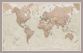 Medium Antique World Map (Pinboard & framed - Silver)