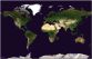 Large Satellite Map of the World (Pinboard)