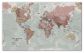 Large Executive World Wall Map Political (Canvas)