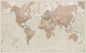 Small Antique World Map (Raster digital)
