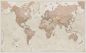 Huge Antique World Map (Paper)