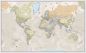 Giant World Map Mural - Classic (Mural)