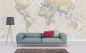 Classic World Map Wallpaper