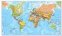Medium World Wall Map Political (Pinboard)