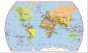 Large Primary World Wall Map Political (Pinboard)