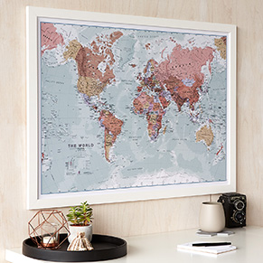 All  World Wall Maps