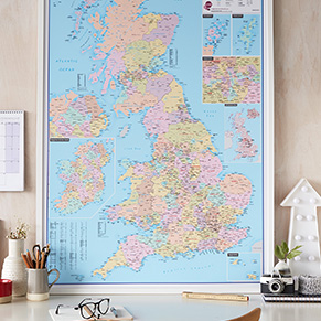 British Isles Wall Maps