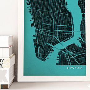 City Wall Maps