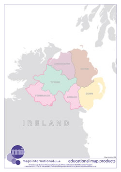 UK map with country/ county/ district/ unitary boundaries and names.