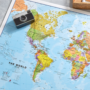 World Wall Maps